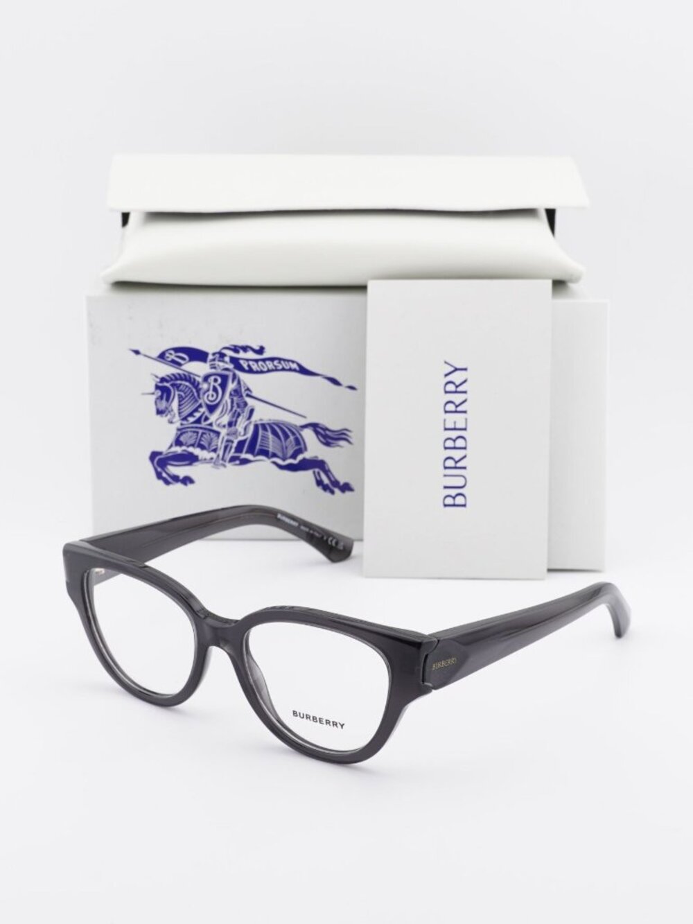 Burberry BE2421 4112 Oval Women Eyeglasses 51mm - Grey